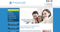 Desktop Screenshot of drbradgerdes.com