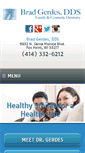 Mobile Screenshot of drbradgerdes.com